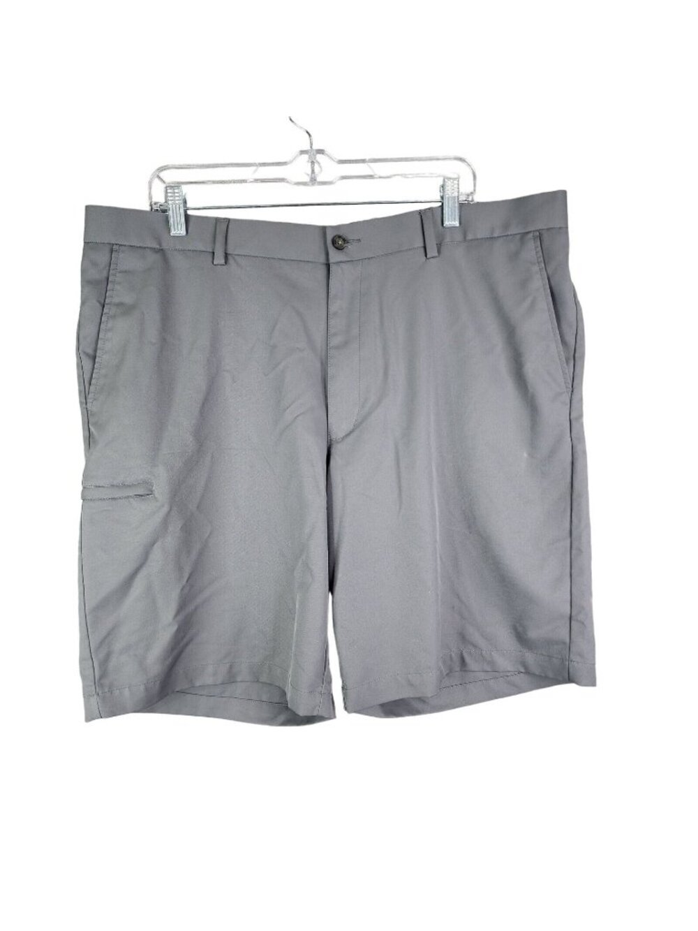 Mens Grand Slam Gray Performance Golf Shorts 11" Inseam Polyester Size 40